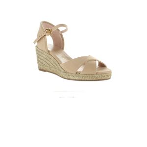 Stuart Weitzman Womens Mirela Adobe/Natural Espadrilles Size 8 Wide (C D  W)